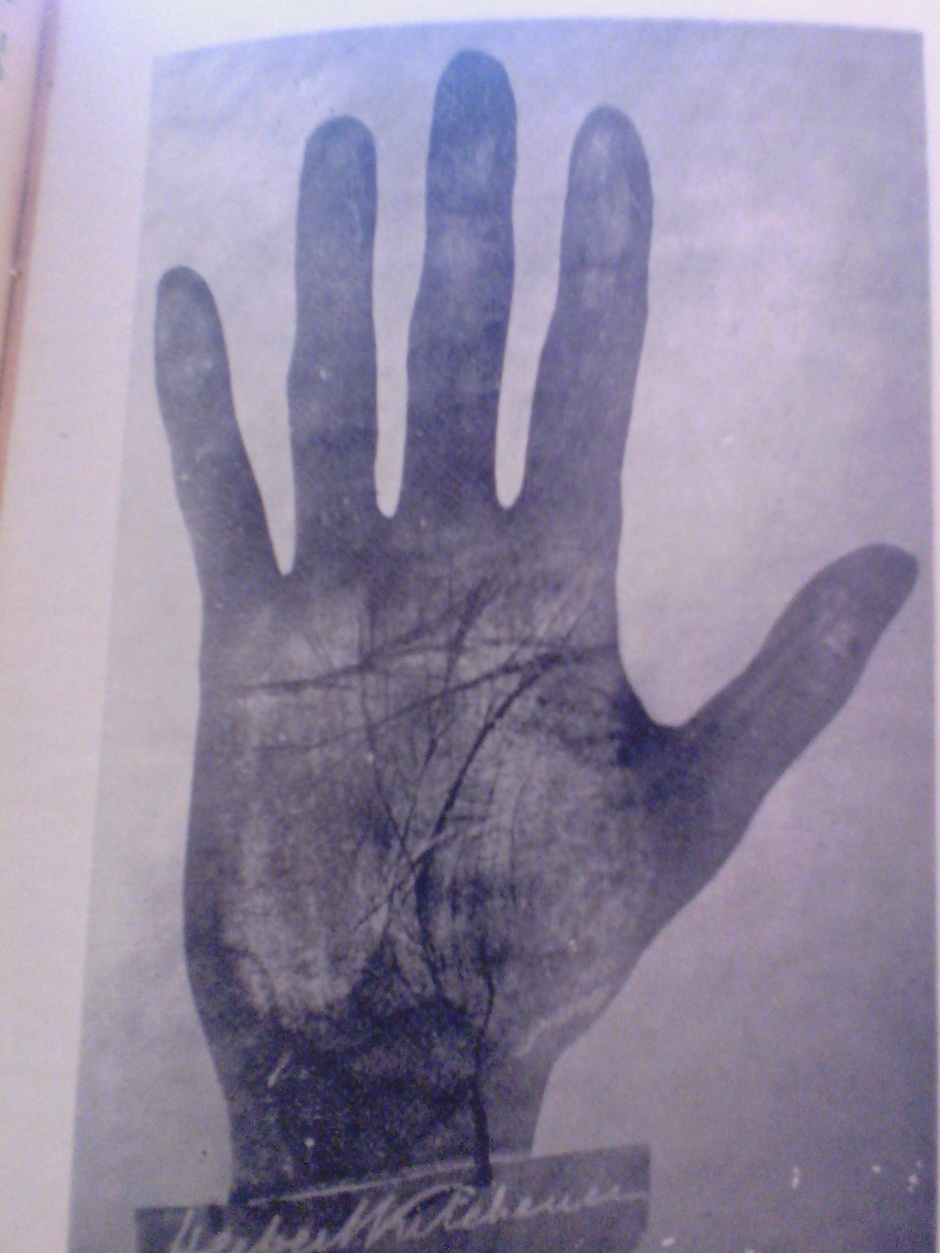 Hand Print of Lord Kitchener